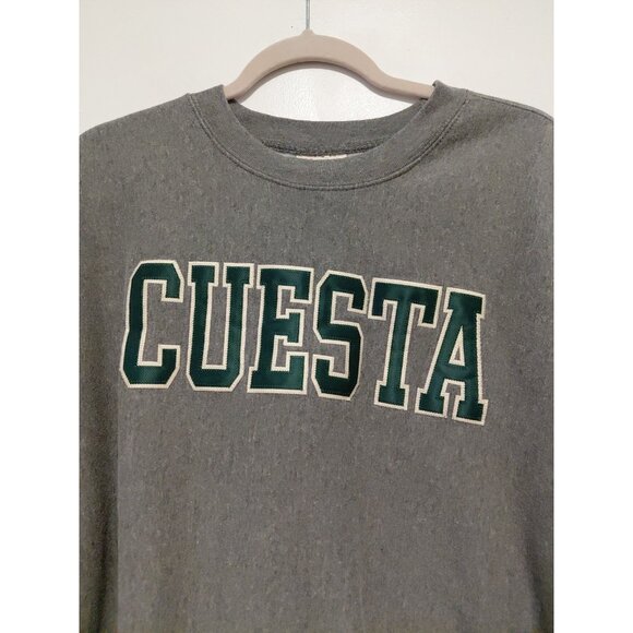Cuesta College Mens Crew Neck Sweatshirt Gray Large - Picture 2 of 6